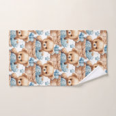 Ensemble de serviettes de bain pour garçon | Ours (Serviette à main)