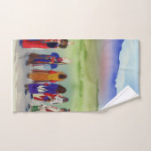 Ensemble de serviettes de bain pour la fête indien (Serviette à main)