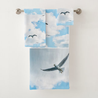 Ensemble de serviettes de bain pour mouettes volan
