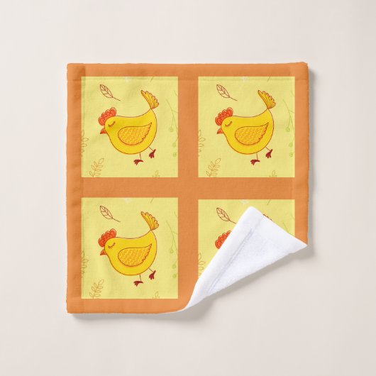 Ensemble de serviettes de bain pour poulets de la  (Gant de toilette)
