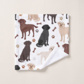 Ensemble de serviettes de bain pour ramasseur Labr (Gant de toilette)