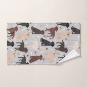 Ensemble de serviettes de bain pour ramasseur Labr (Serviette à main)