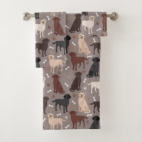 Ensemble de serviettes de bain pour ramasseur Labr