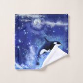 Ensemble de serviettes de bain pour tueur baleine (Gant de toilette)