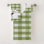 Ensemble de serviettes de bain pour vaches de ferm (En situation)
