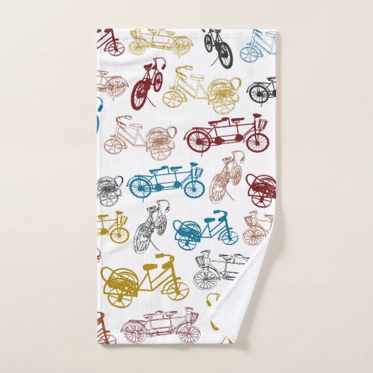 Ensemble de serviettes de bain pour vélos (Serviette à main)