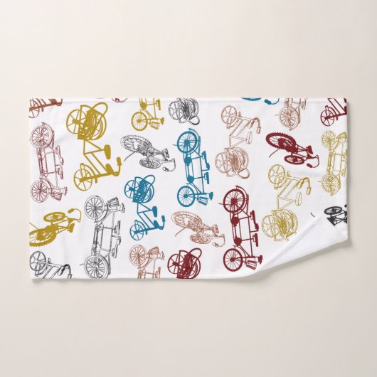Ensemble de serviettes de bain pour vélos (Serviette à main)