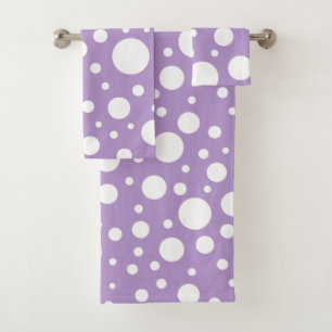 Ensemble de serviettes de bain pourpres