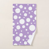 Ensemble de serviettes de bain pourpres (Serviette à main)