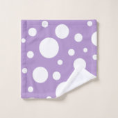 Ensemble de serviettes de bain pourpres (Gant de toilette)