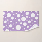 Ensemble de serviettes de bain pourpres (Serviette à main)