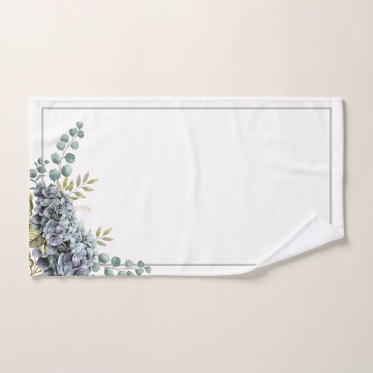 Ensemble de serviettes de bain pourri Hydrangeas E (Serviette à main)