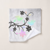 Ensemble de serviettes de bain Rainbow Pastel Love (Gant de toilette)