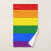 Ensemble de serviettes de bain Rainbow Pride (Serviette à main)