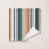 Ensemble de serviettes de bain rayées de la nouvel (Gant de toilette)