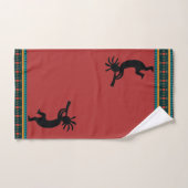 Ensemble de serviettes de bain Red Kokopelli (Serviette à main)