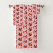Ensemble de serviettes de bain Renard (En situation)