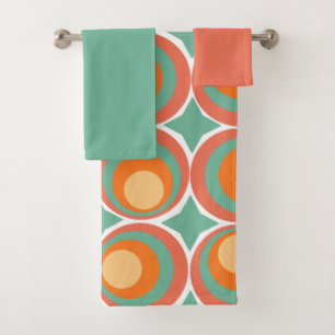 Ensemble de serviettes de bain Retro Clovers