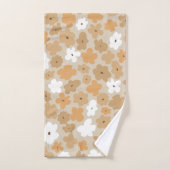 Ensemble de serviettes de bain Retro Floral Patter (Serviette à main)