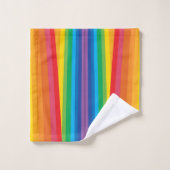 Ensemble de serviettes de bain Retro Rainbows (Gant de toilette)
