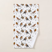 Ensemble de serviettes de bain Robin Party (choisi (Serviette à main)