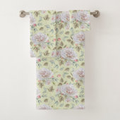 Ensemble de serviettes de bain Rose Romantica (En situation)