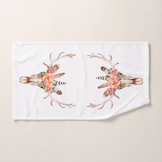 Ensemble de serviettes de bain Roses BoHo Animal S (Serviette à main)