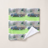 Ensemble de serviettes de bain rustique Camion de  (Gant de toilette)