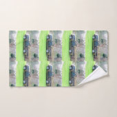 Ensemble de serviettes de bain rustique Camion de  (Serviette à main)
