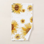 Ensemble de serviettes de bain rustiques à motif t (Serviette à main)