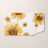 Ensemble de serviettes de bain rustiques à motif t (Serviette à main)