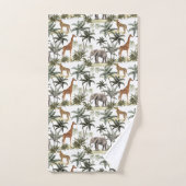 Ensemble de serviettes de bain Safari animal (Serviette à main)