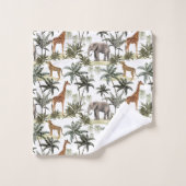 Ensemble de serviettes de bain Safari animal (Gant de toilette)