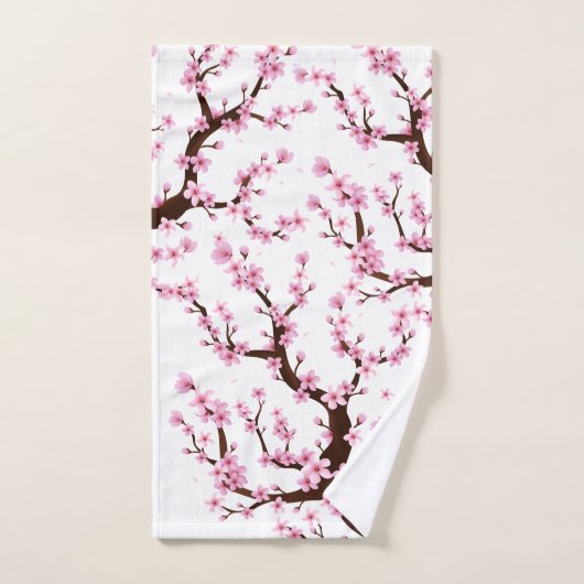 ensemble de serviettes de bain sakura arbre (Serviette à main)