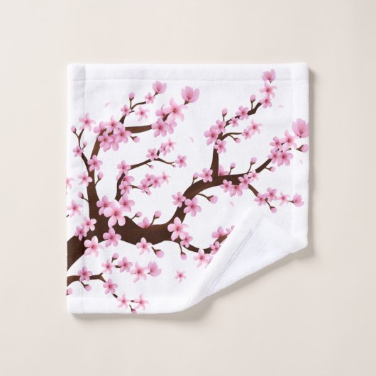 ensemble de serviettes de bain sakura arbre (Gant de toilette)