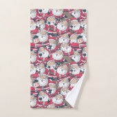 Ensemble de serviettes de bain Santa Claus (Serviette à main)
