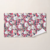 Ensemble de serviettes de bain Santa Claus (Serviette à main)