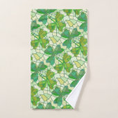 Ensemble de serviettes de bain shamrock (Serviette à main)