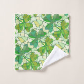 Ensemble de serviettes de bain shamrock (Gant de toilette)