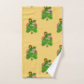 Ensemble de serviettes de bain Shamrock Leprechaun (Serviette à main)