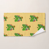 Ensemble de serviettes de bain Shamrock Leprechaun (Serviette à main)