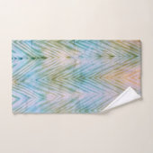Ensemble de serviettes de bain Shibori Dye Blue Ch (Serviette à main)