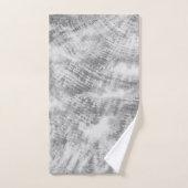 Ensemble de serviettes de bain Shibori Tie Dye Bla (Serviette à main)
