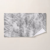 Ensemble de serviettes de bain Shibori Tie Dye Bla (Serviette à main)