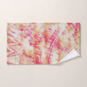 Ensemble de serviettes de bain Shibori Tie Dye Ros (Serviette à main)