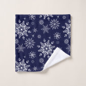 Ensemble de serviettes de bain Snowflakes (Gant de toilette)