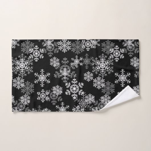 Ensemble de serviettes de bain Snowflakes (Serviette à main)