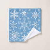 Ensemble de serviettes de bain Snowflakes (Gant de toilette)