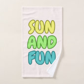 Ensemble de serviettes de bain Soleil et Plaisir (Serviette à main)
