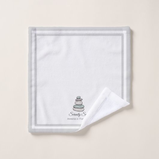 Ensemble de serviettes de bain Spa Zen Serenity (Gant de toilette)